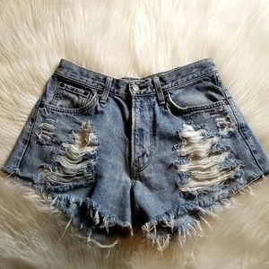 edwin denim shorts